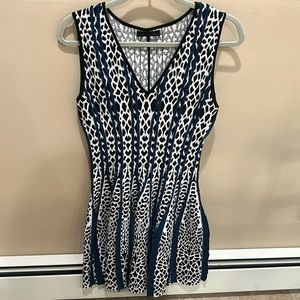 RVN Leopard Sleeveless Dress Size Medium